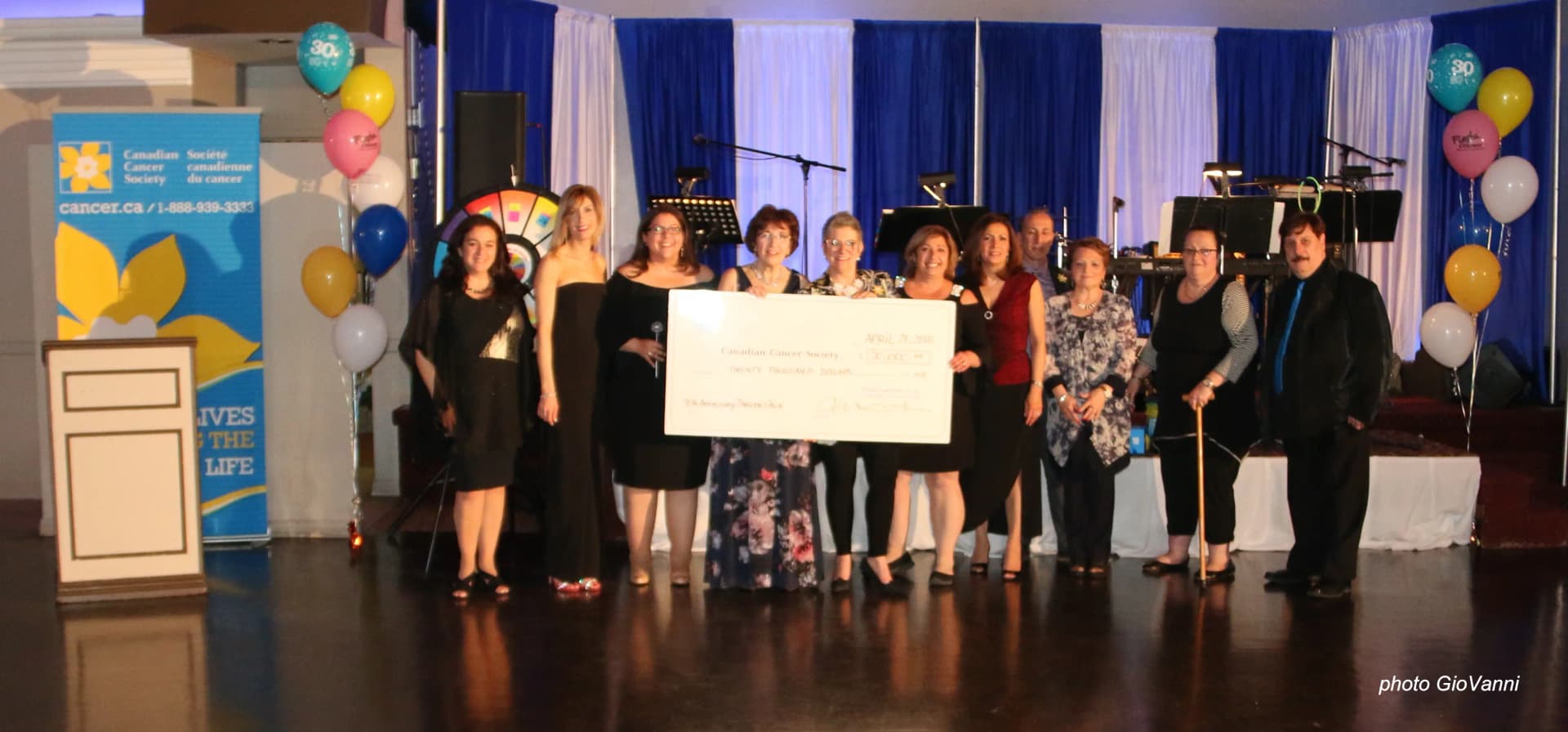 Gala program with advertisements